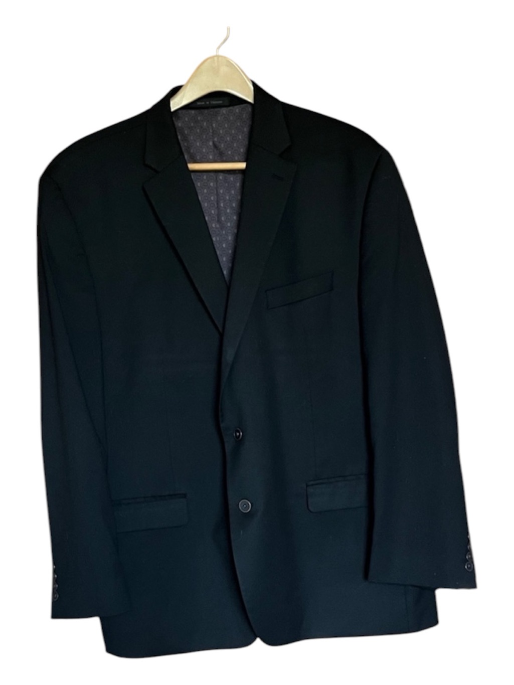 Chaps Elegant Black Men's Blazer 50r